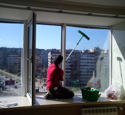 Мытье окон в однокомнатной квартире Курск
